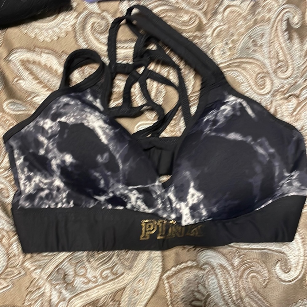 Victoria’s Secret sports bra.